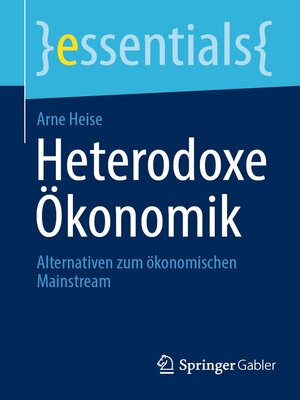 cover image of Heterodoxe Ökonomik